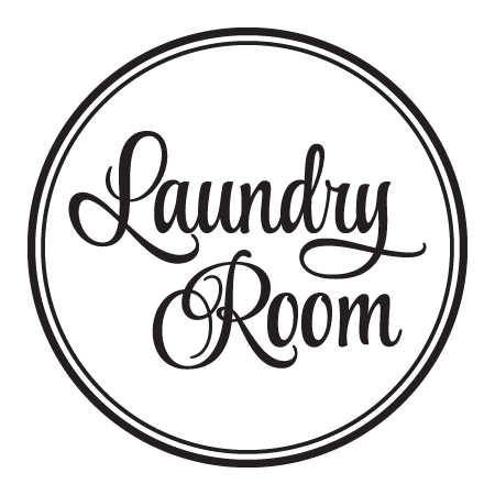 Laundry Room Script Double Circle Wall Quotes™ Decal | WallQuotes.com