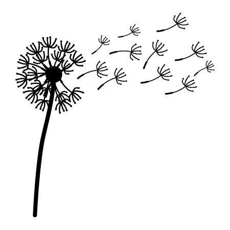 Download Oversized Dandelion Wall Quotes™ Wall Art | WallQuotes.com
