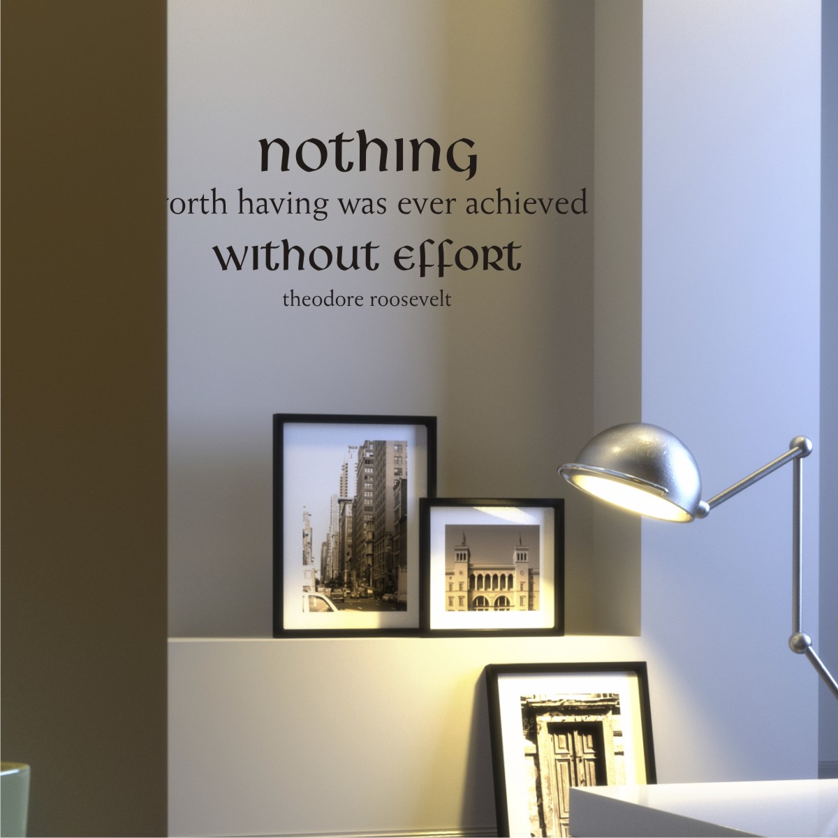Nothing Without Effort Wall Quotes™ Decal | WallQuotes.com