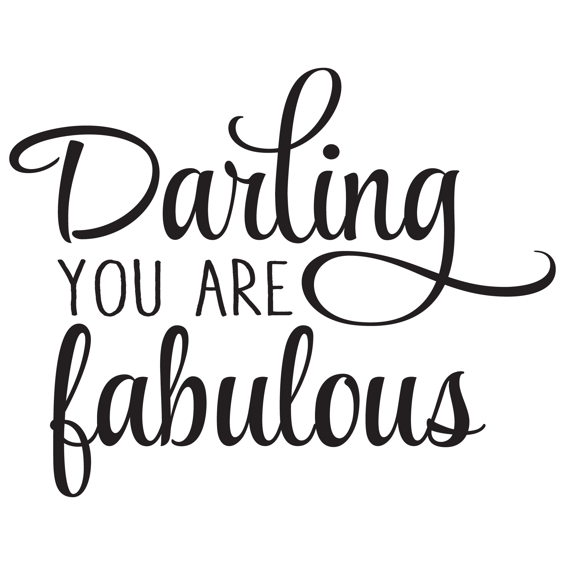 You Are Fabulous Clip Art