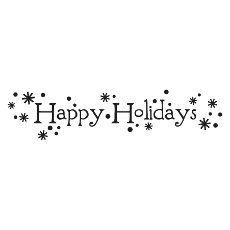 happy holidays images black and white