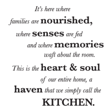 A Haven We Call Kitchen Wall Quotes™ Decal perfect for any home