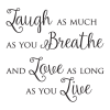 Love As Long As You Live inspirational for any home Wall Quotes™ Decal