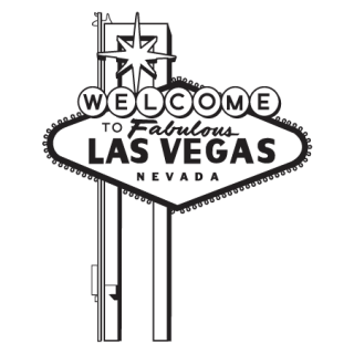 Vinyl Wall Art Decal - Welcome to Las Vegas Sign - 35 x 22 - Trendy  Minimal City Signs Adhesive Quote Sticker for Casino Theme Party Home  Bedroom