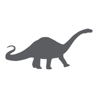 brontosaurus wall decal