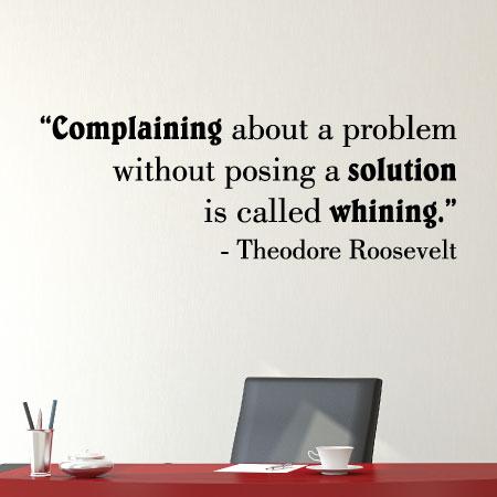 There is no problem without a solution quote