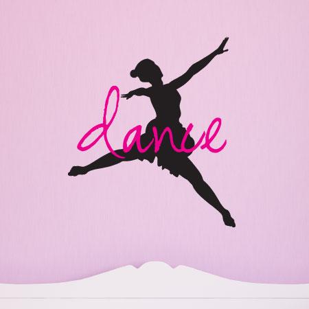 Dance Sillhouette Wall Quotes™ Decal | WallQuotes.com