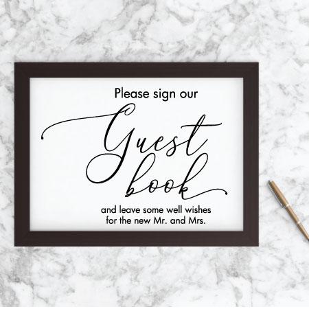 Guest Book Wall Quotes™ Decal | WallQuotes.com