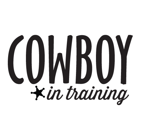 Cowboy in Training Whimsical Wall Quotes™ Decal | WallQuotes.com