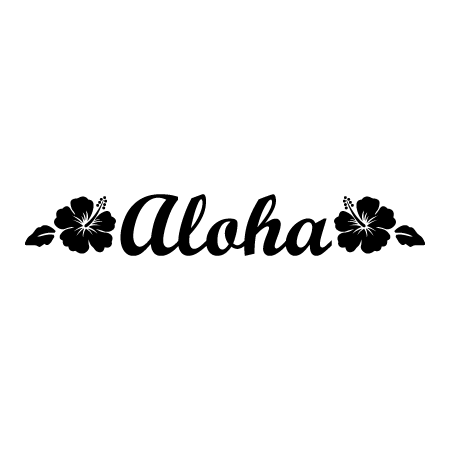 Aloha Hisbiscus Wall Quotes™ Decal | WallQuotes.com