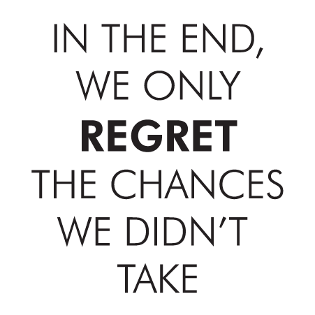 The Chances We Didn't Take Wall Quotes™ Decal | WallQuotes.com