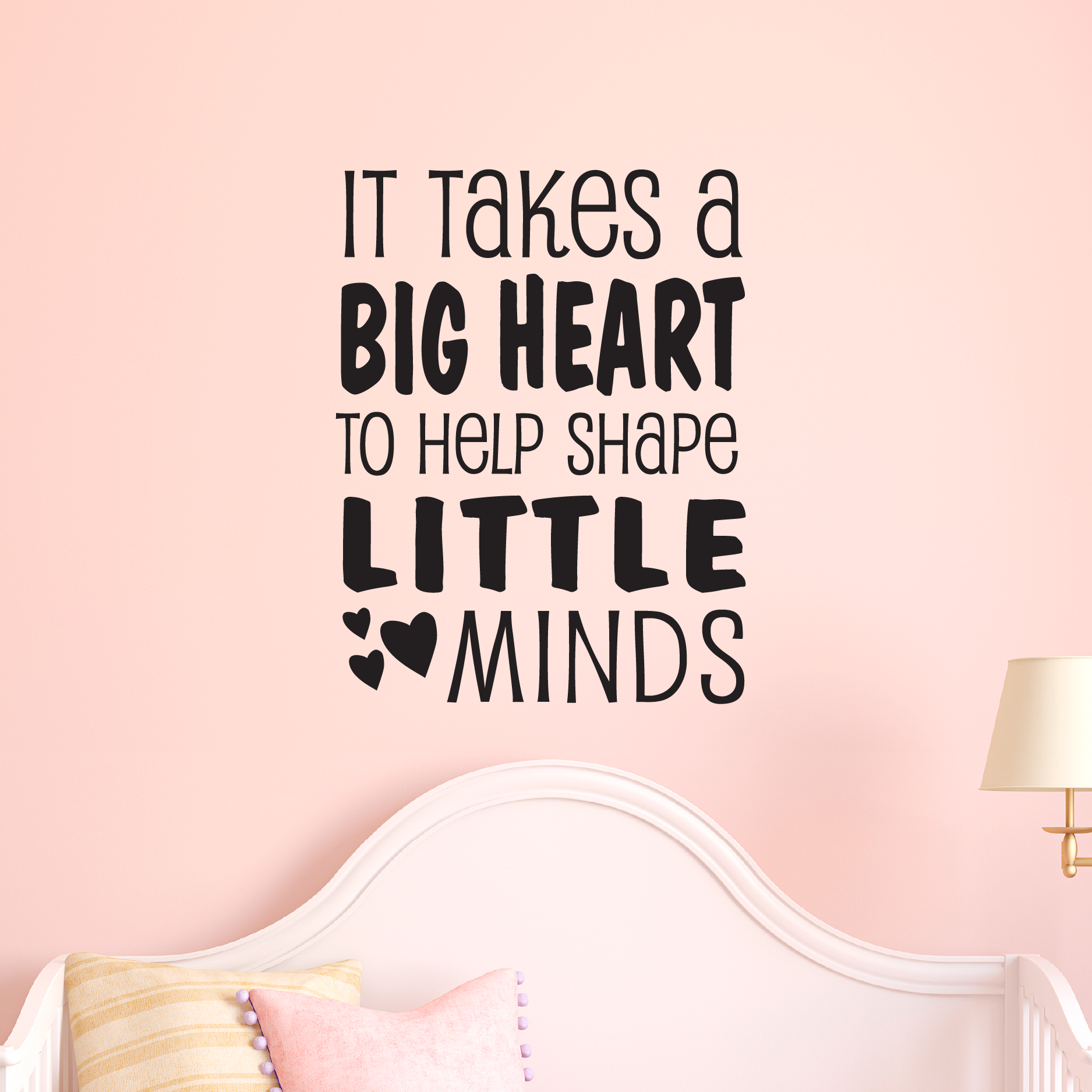 It Takes A Big Heart Wall Quotes™ Decal | WallQuotes.com