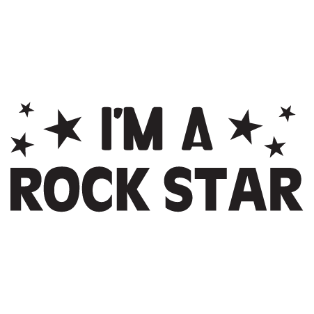 I M A Rock Star Wall Quotes Decal Wallquotes Com