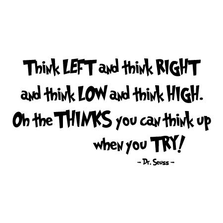Thinks You Can Think Up Wall Quotes™ Decal | WallQuotes.com