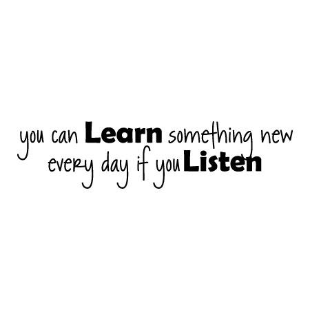 Learn Something New Every Day Wall Quotes™ Decal | WallQuotes.com
