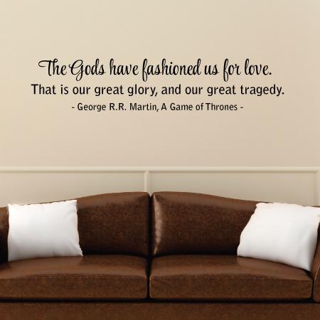 Fashioned For Love Wall Quotes™ Decal | WallQuotes.com