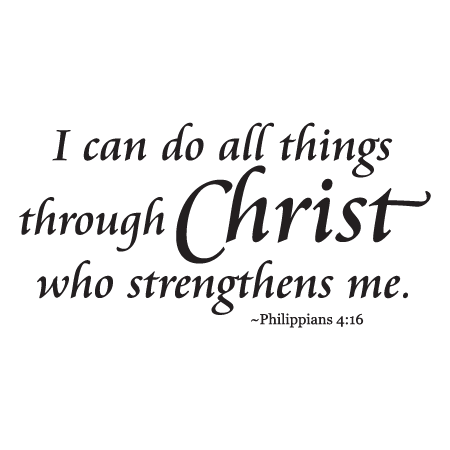 I Can Do All Things Wall Quotes™ Decal | WallQuotes.com