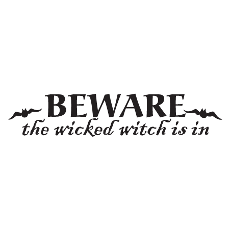The Witch Is In Wall Quotes™ Decal | WallQuotes.com