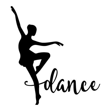 Elegant Dance Silhouette Wall Quotes™ Decal | WallQuotes.com